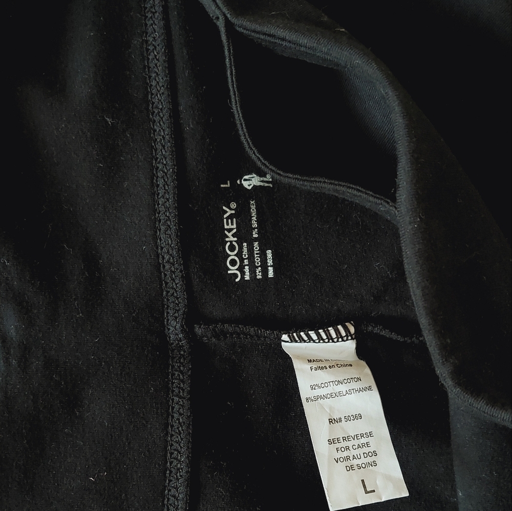 Jockey  Black Capri Leggings size L - Picture 7 of 9